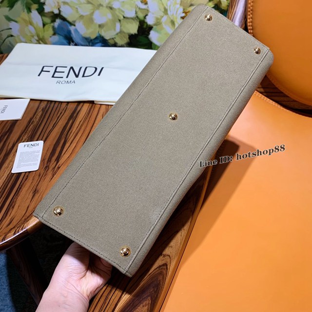 FENDI专柜精品包包 芬迪超大容量手提包 Fendi新款沙灘購物袋 fdzg2247